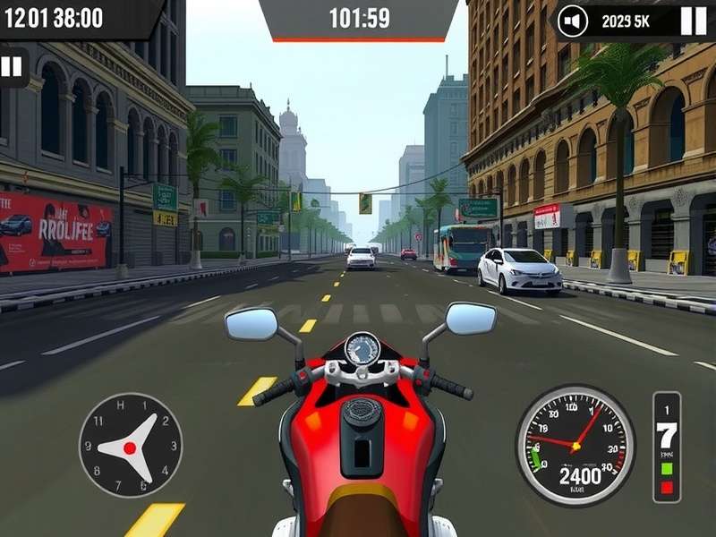 Mumbai Speed gameplay screenshot showing racing through Mumbai streets